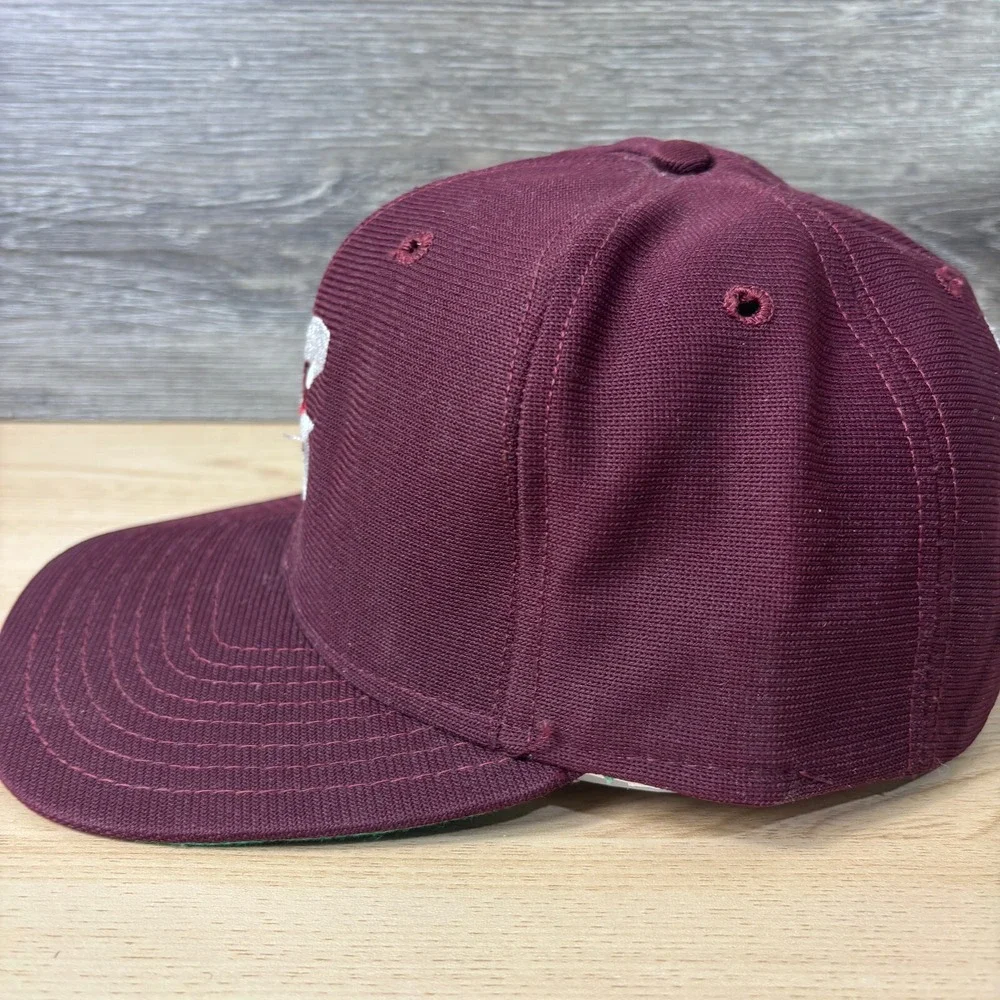 Vintage Florida Hat Cap Snap Back Maroon CS District 16 High School Baseball USA